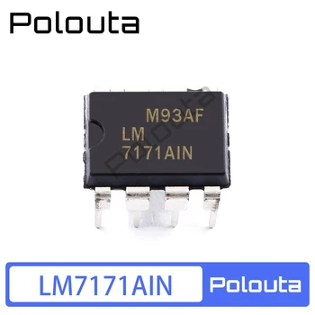Polouta LM7171BIN LM7171AIN Микросхема DIP-8 IC Усилитель Обратной Связи По напряжению Интегральная схема Электронных Компонентов Arduino Nano