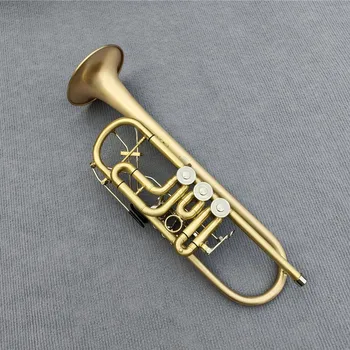 Австрия Schagerl Bb Труба Си бемоль латунный плоский ключ Профессиональные музыкальные инструменты для игры на трубе с кожаным чехлом