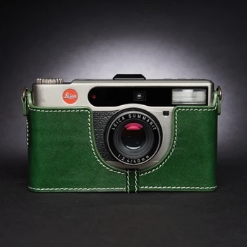Для Leica Minilux 40 Мм Zoom Защитный Рукав Коробка Базовая Оболочка Фотокамера Ручной Работы Из Натуральной Кожи Сумка Из Воловьей Кожи Body BOX Case